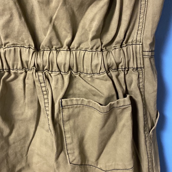 Sandrine Rose X Free People army green Tres Cool Jumpsuit. Small, NWT - Picture 6 of 7